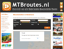Tablet Screenshot of mtbroutes.nl